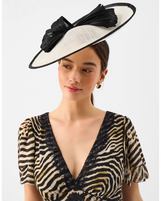 Accessorize Blue Bow Disc Fascinator