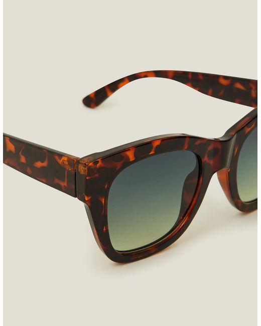 Accessorize Multicolor Amber Chunky Cateye Sunglasses