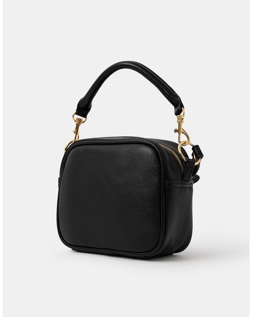 Accessorize Black Boxy Crossbody Bag