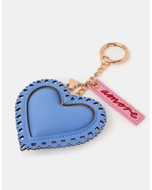 Accessorize Blue Heart Bag Charm