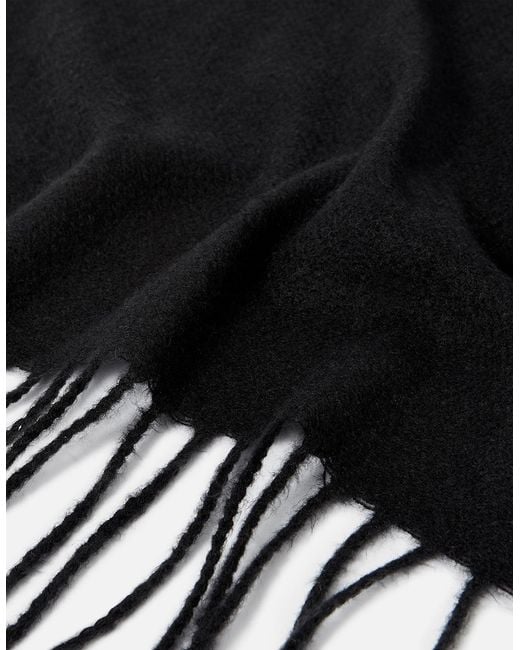 Accessorize Green Plain Tassel Scarf