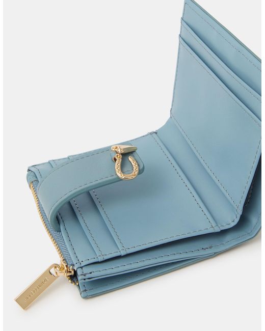 Accessorize Blue Lucky Charm Tab Purse