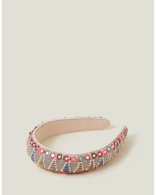 Accessorize Natural Mirror Embellished Headband