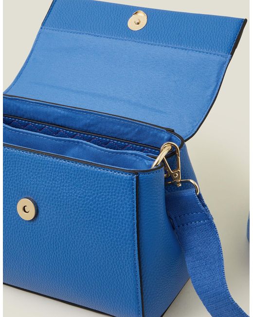 Accessorize Women's Top Handle Cross-body Bag Blue