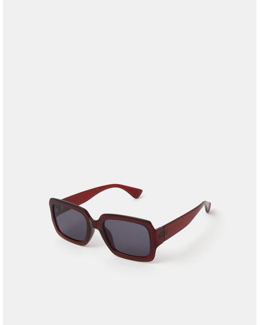 Accessorize White Square Sunglasses
