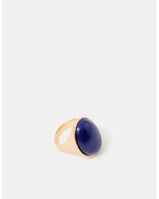 Accessorize Blue Statement Stone Ring