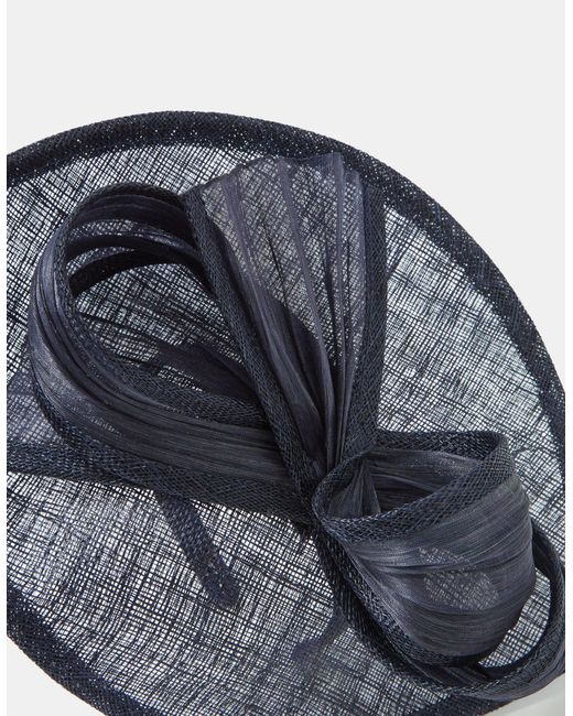 Accessorize Blue Bow Teardrop Fascinator