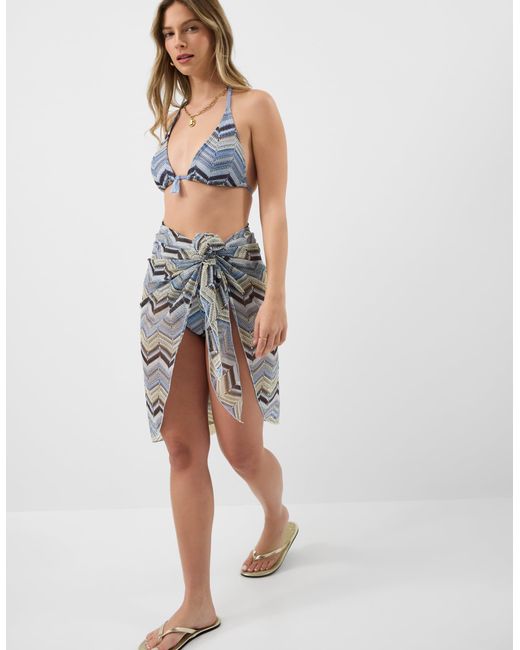 Accessorize Blue Crochet Bikini Bottoms