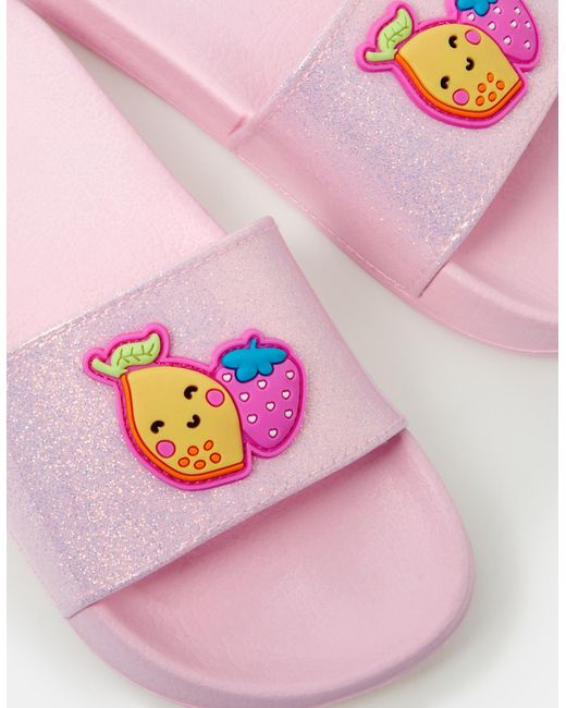 Accessorize Pink Fruit Sliders