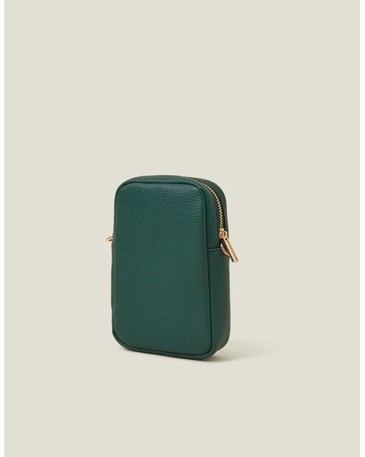 Accessorize Green Slip Pocket Phone Bag