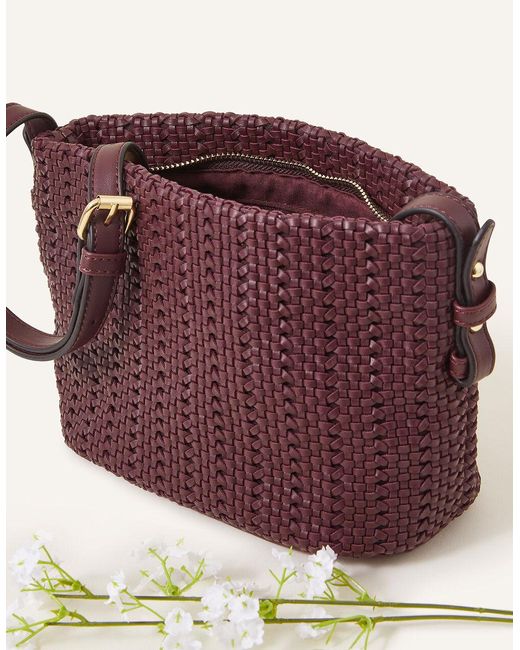 Accessorize purple shop bag