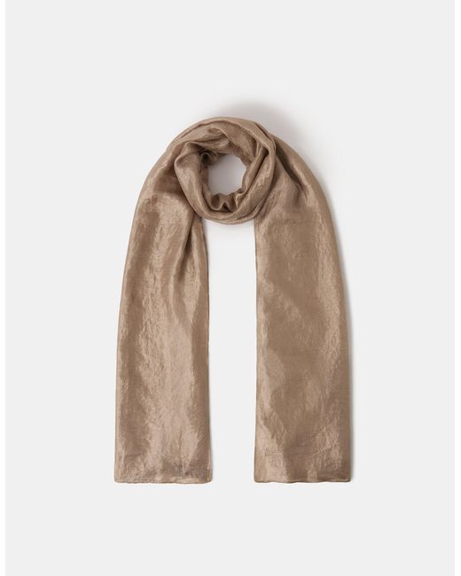 Accessorize Natural Lightweight Shimmer Scarf