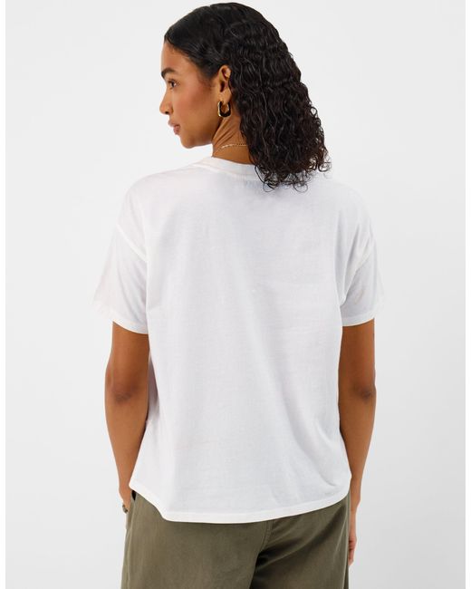 Accessorize White Cotton Cherry Slogan T-Shirt