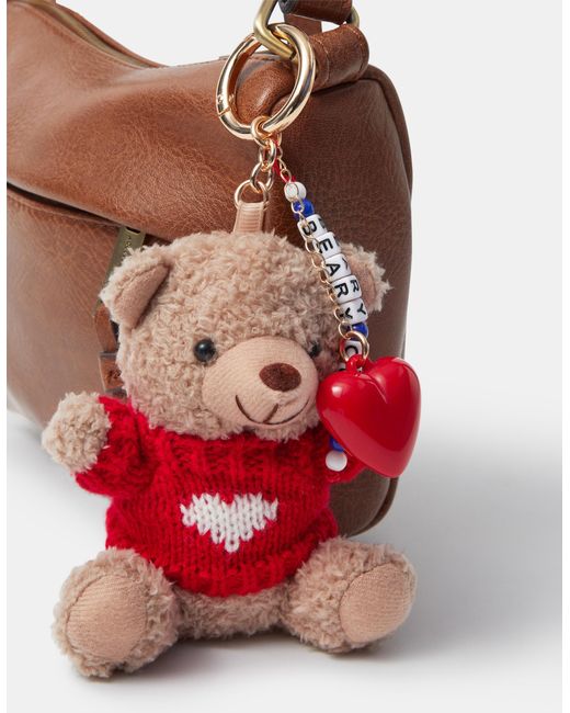 Accessorize White Bear Bag Charm