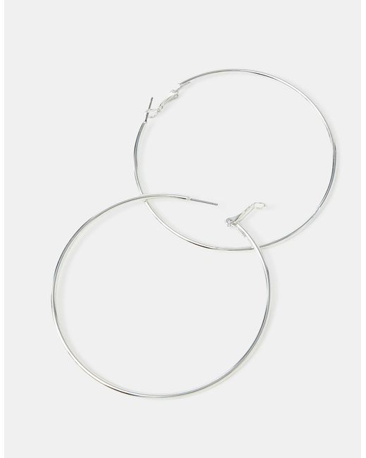 Accessorize Brown Large Hoop Earrings