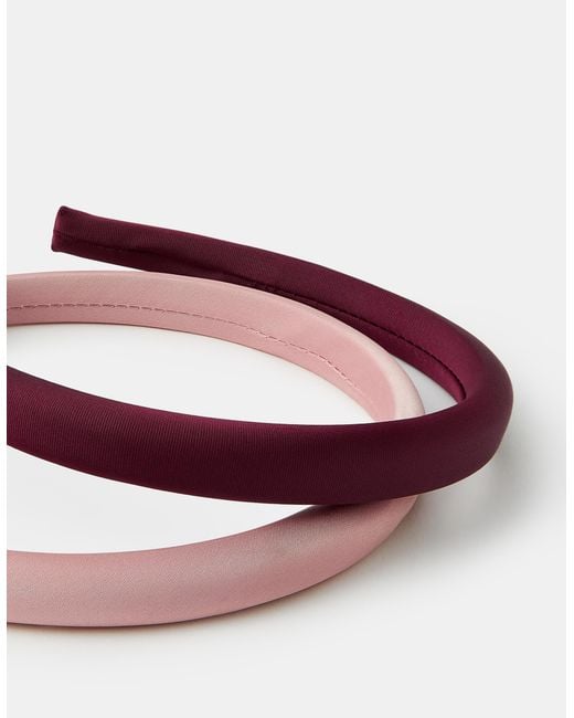Accessorize Multicolor 2-Pack Slim Headbands
