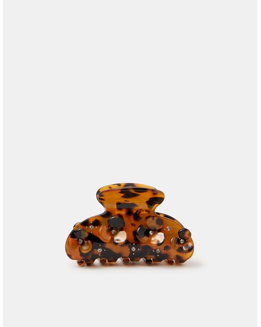 Accessorize Natural Flower Tort Claw Clip
