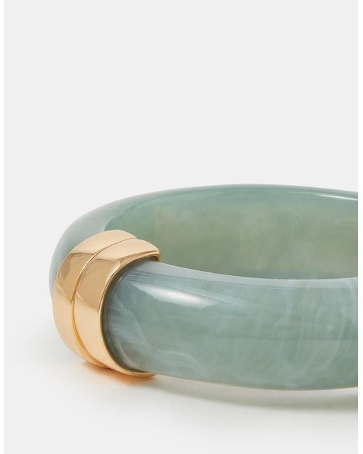 Accessorize Green Chunky Resin Bangle