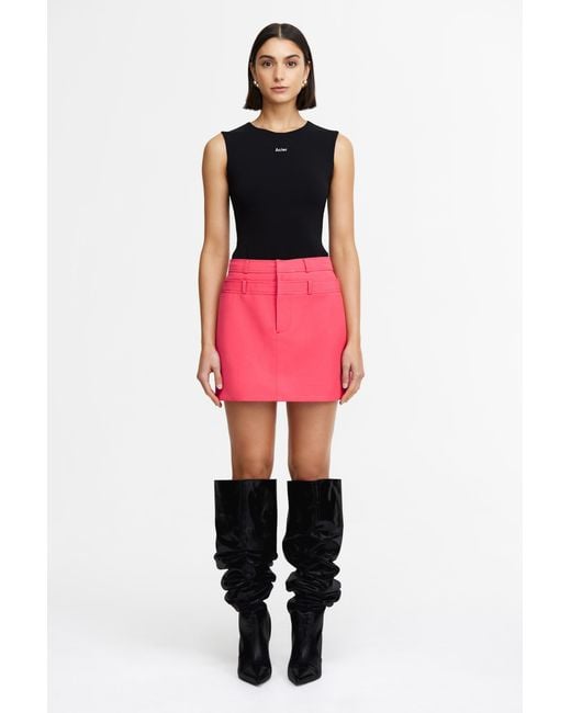 Acler Pink Rodborough Skirt