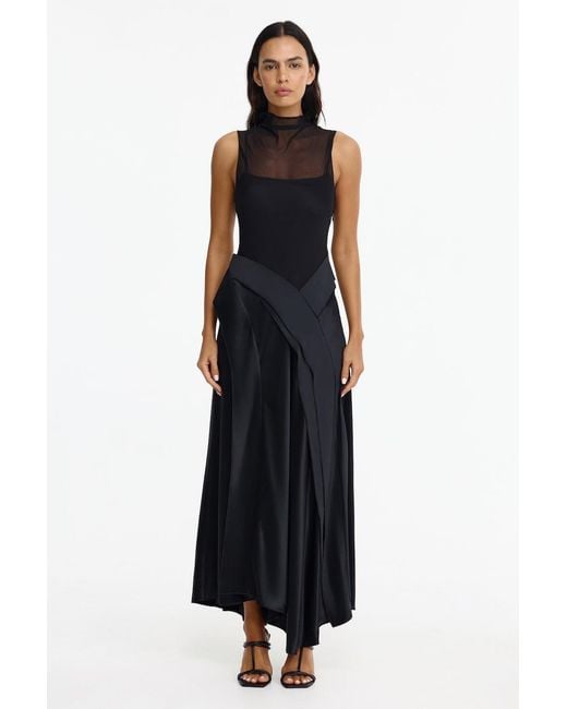 Acler Black Daleson Maxi Dress