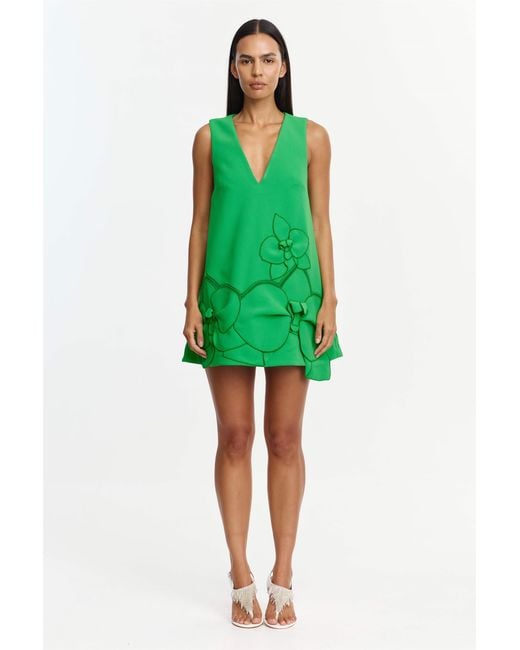 Acler Green Acler Mini Dress