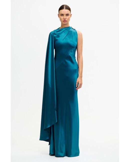 Acler Blue Acler Maxi Dress