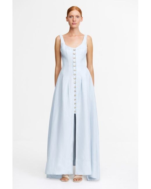 Acler Blue Maxi Dress