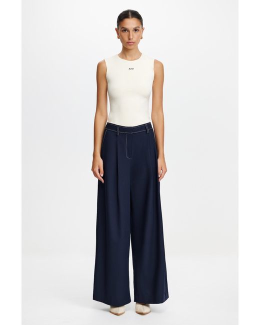 Acler Blue Oreston Pant
