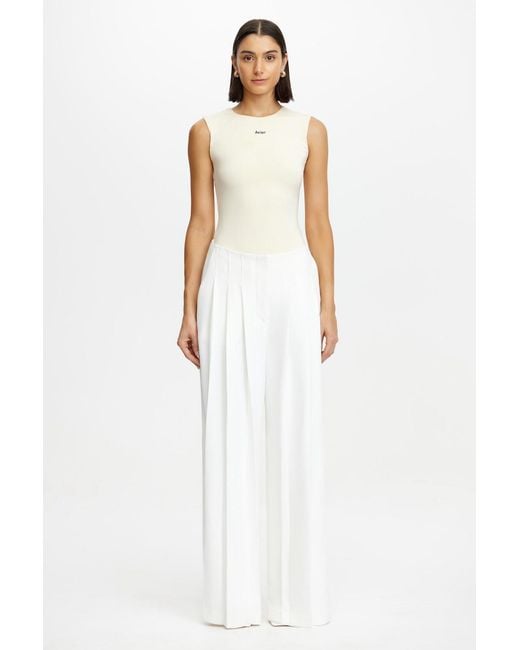 Acler White Asselby Pant