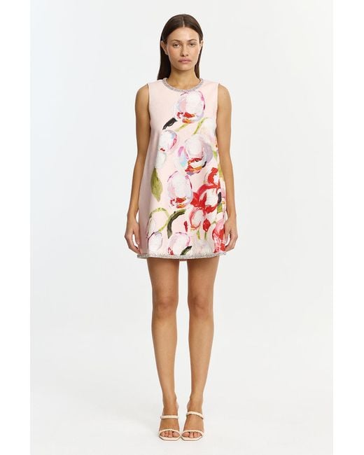 Acler Red Anglesey Mini Dress