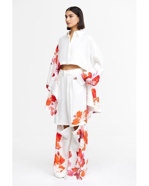Acler Red Chapelhill Pant