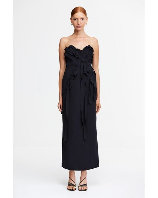 Acler Blue Grovehill Midi Dress