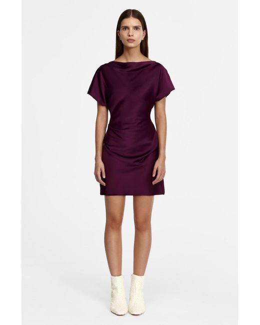 Acler Red Kadina Mini Dress