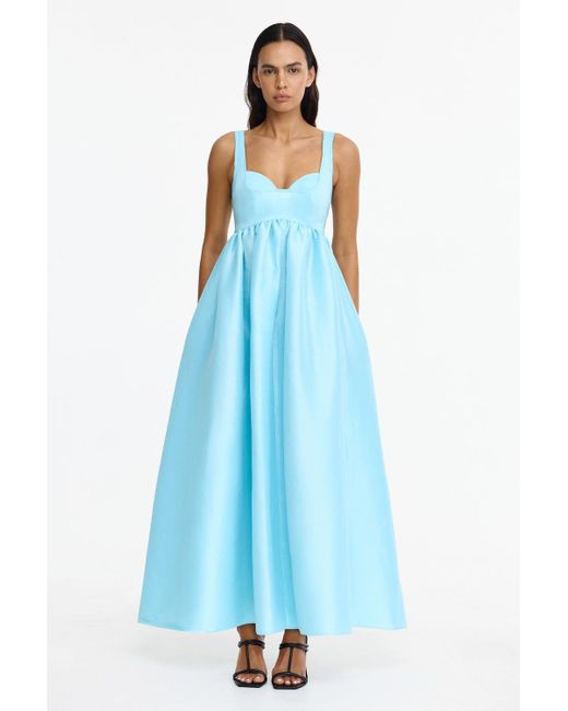 Acler Blue Redin Maxi Dress