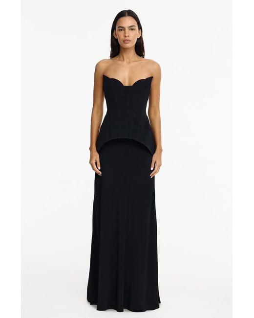 Acler Blue Bankfield Maxi Dress