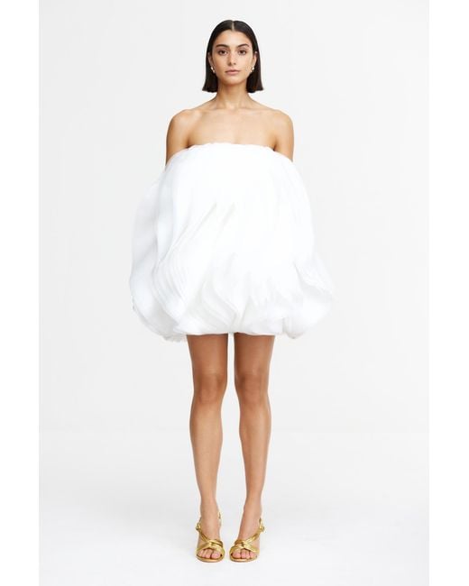 Acler White Otley Mini Dress