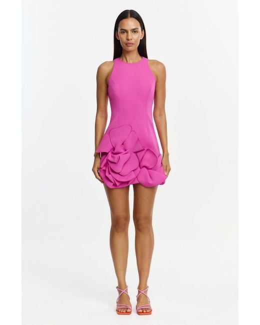Acler Pink Tantani Mini Dress For