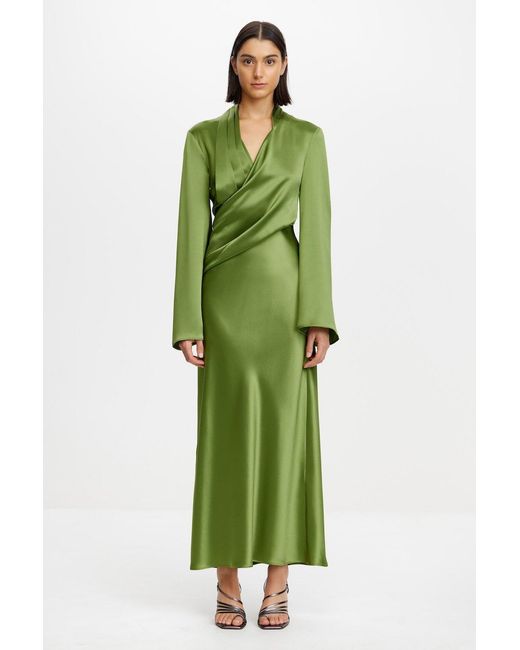 Acler Green Piccadilly Midi Dress
