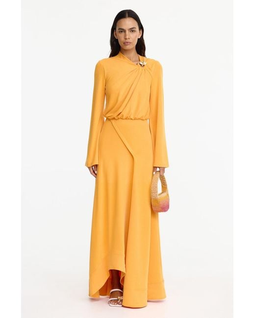 Acler Metallic Arbury Maxi Dress