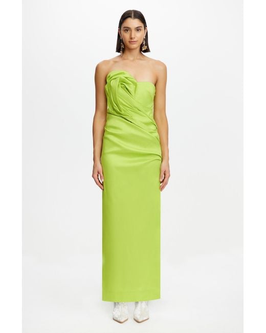 Acler Green Midi Dress
