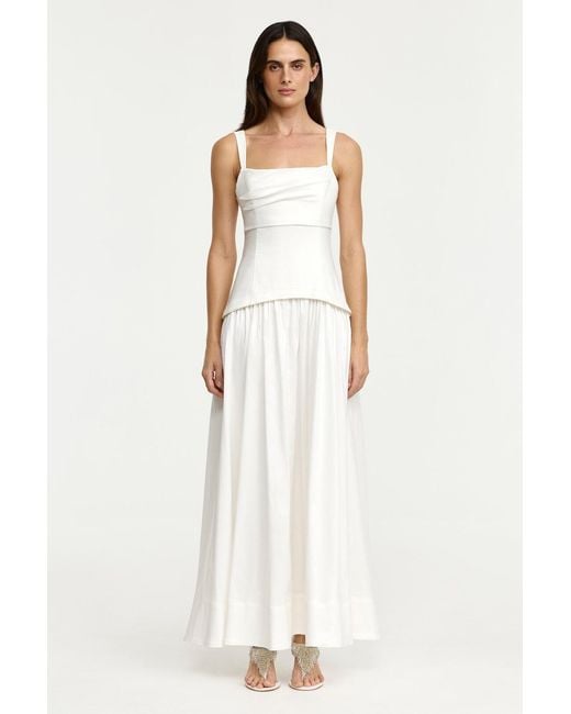 Acler White Reeve Maxi Dress