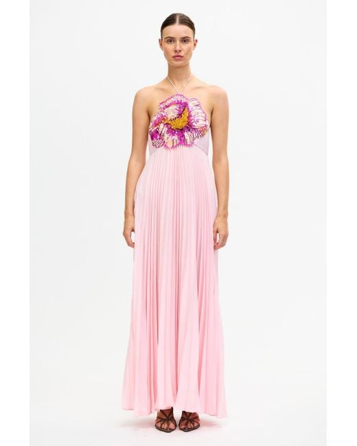 Acler Pink Maxi Dress