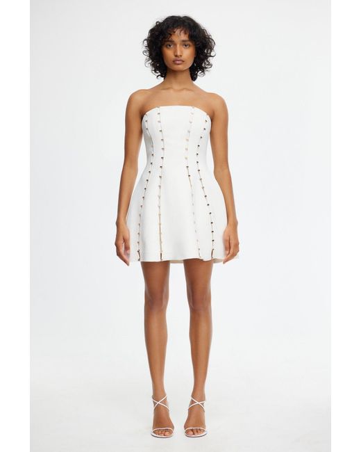 Acler White Rossgreen Mini Dress