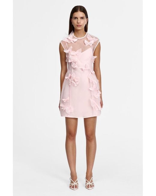 Acler Pink Croanford Mini Dress