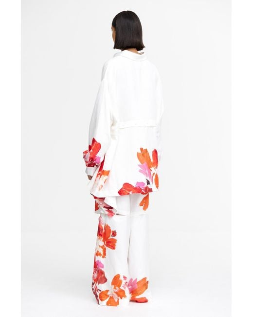 Acler Red Chapelhill Pant