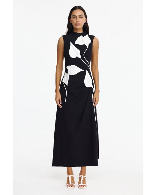 Acler White Kadence Midi Dress