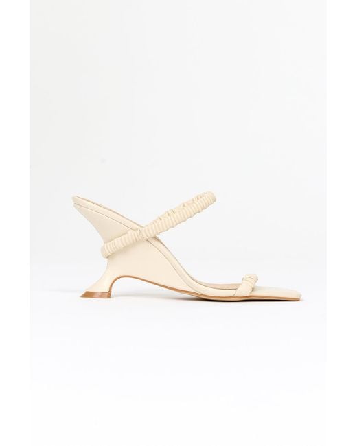 Acler White Hanwright Wedge