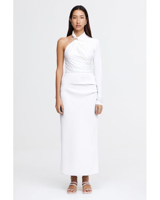 Acler White Normanhill Skirt