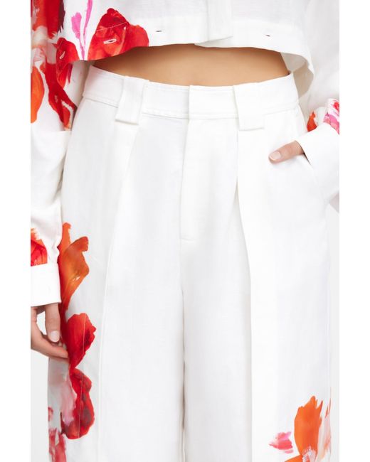 Acler Red Chapelhill Pant