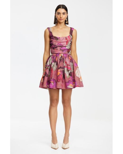 Acler Red Mini Dress For